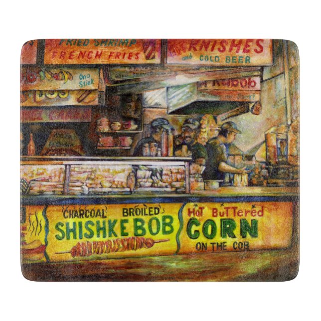 Sie können damit nicht mithalten schneidebrett (Vorderseite)