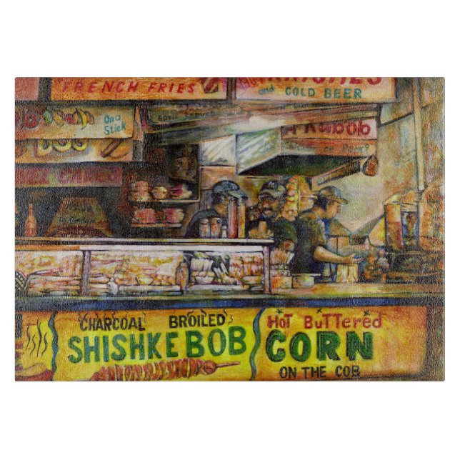 Sie können damit nicht mithalten schneidebrett (Vorderseite)