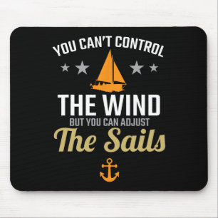Sie können die Segel einstellen Boot Liebhaber Seg Mousepad