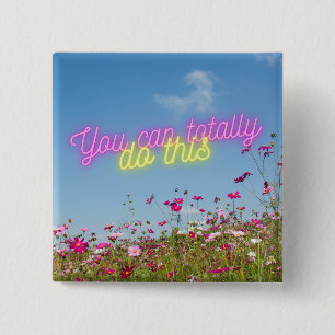 Sie können dies Wildblumen und Neon tun Button
