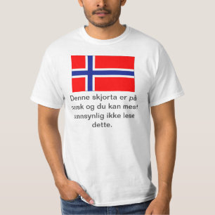 Sie können diesen norwegischen T - Shirt nicht