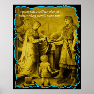 Sie können ein Wolfjunges haben… Poster