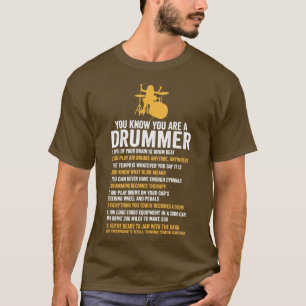 Sie können einen Drummer, wenn lustige Drum Lover T-Shirt