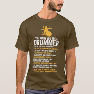 Sie können einen Drummer, wenn lustige Drum Lover  T-Shirt