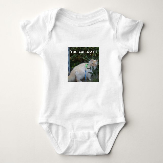 Sie können es tun! baby strampler (Vorderseite)