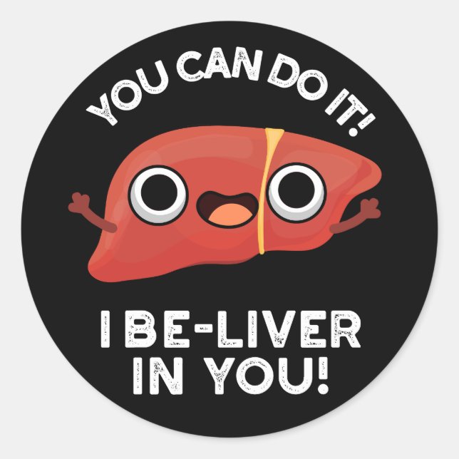 Sie können es tun, ich lebe in Ihnen positive Lebe Runder Aufkleber (Vorderseite)