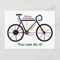 Sie können es tun, Motivierend Fahrrad, Fahrrad fa