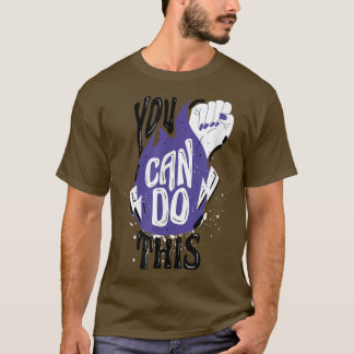 Sie können es tun, Tochter Schwester Studentin Mot T-Shirt