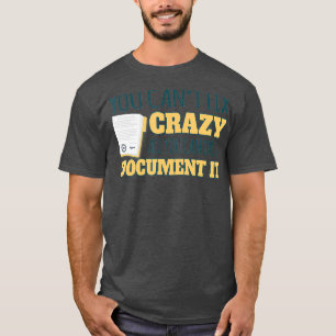 Sie können Fi Crazy Sie tun ist Dokument es sozial T-Shirt