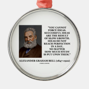Sie können Ideen-langsames Wachstums-Bell-Zitat Ornament Aus Metall