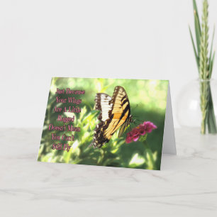 Sie können immer noch Tiger Swallowtail Geburtstag Karte