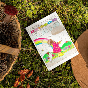 Sie können keine Rainbow Inspiration Postcard mach Postkarte