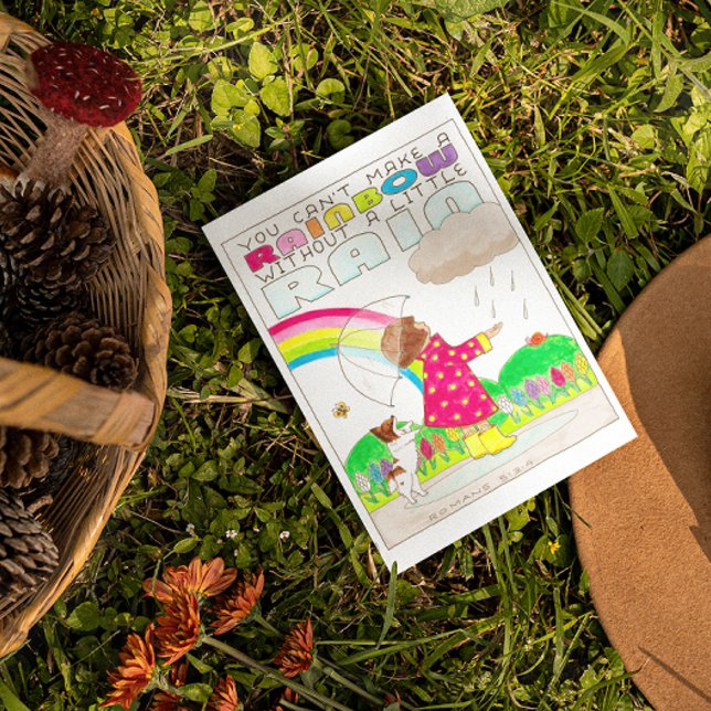 Sie können keine Rainbow Inspiration Postcard mach Postkarte (Von Creator hochgeladen)