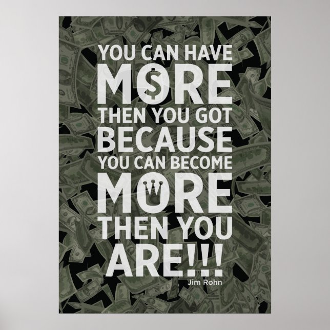 Sie können mehr haben, dann Got - Gesetz der Anzie Poster (Vorne)