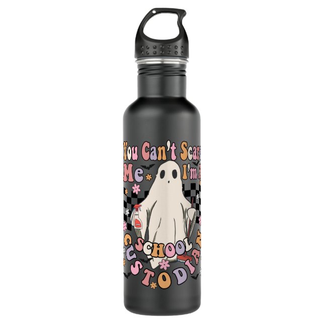 Sie können mich im aschool custodian nicht erschre edelstahlflasche (Vorderseite)