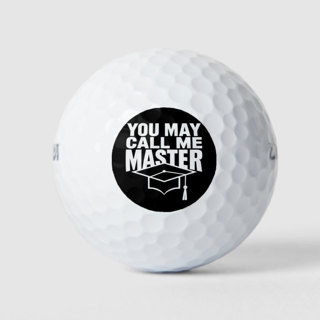 Sie können mich Master Graduate 2024 nennen Golfball (Vorderseite)