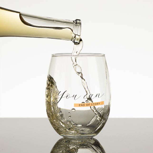 Sie können | Motivierend Angebot | Inspiration Weinglas Ohne Stiel (Von Creator hochgeladen)