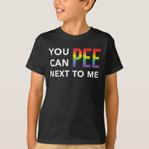 Sie können neben mir pissen lustige LGBT Gay Pride T-Shirt