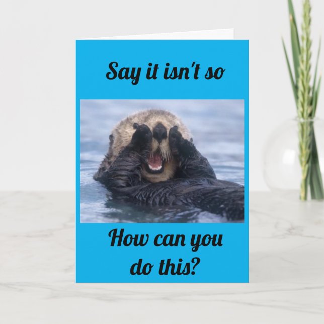 SIE KÖNNEN NEIN "KEIN BEWEGEN" NEIN! KARTE (Vorderseite)