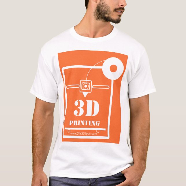 Sie können nicht Druck 3D dieses Shirt! T-Shirt (Vorderseite)