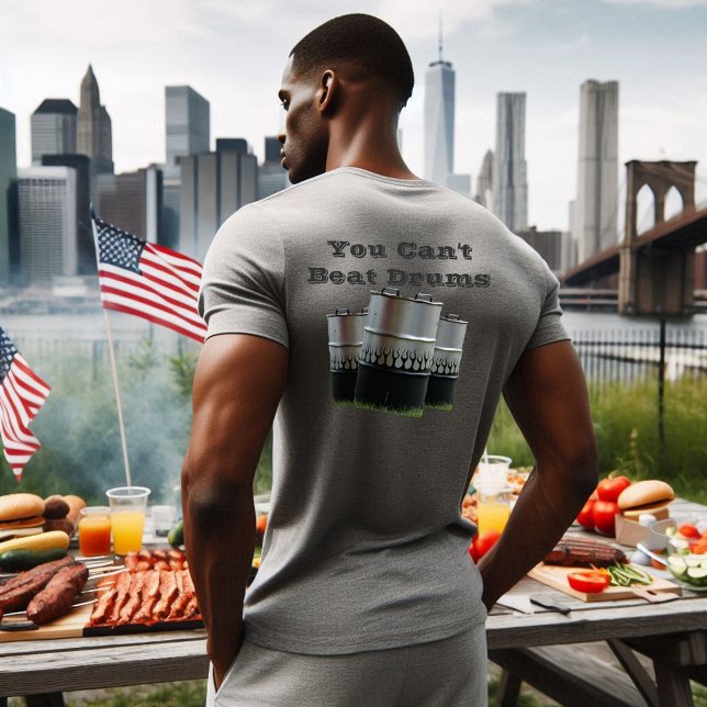Sie können nicht schlagen Trommeln GRILLEN Smokers T-Shirt (Von Creator hochgeladen)