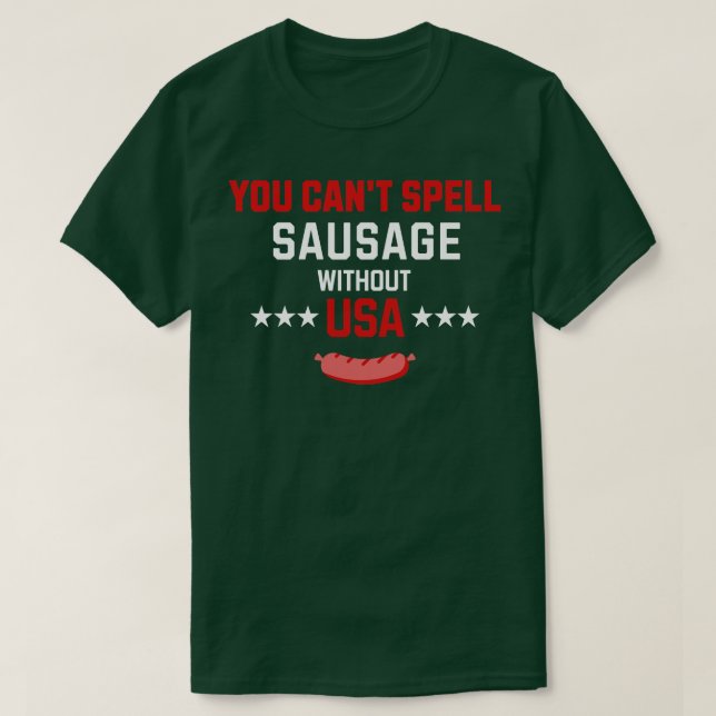 Sie können nicht SPRACHEN ohne USA 1 T-Shirt (Design vorne)