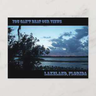 Sie können nicht unsere Sicht Lakeland, FL   002 Postkarte