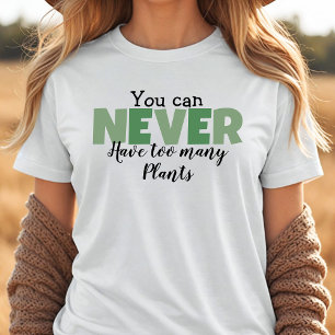 Sie können nie zu viele Pflanze Pflanze haben Tri-Blend Shirt