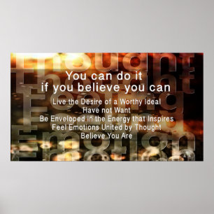 Sie können Poster