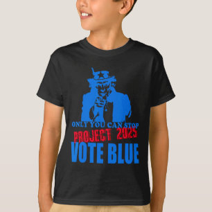 Sie können Projekt 2025 anhalten Anti-Trump-Abstim T-Shirt