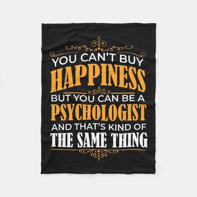 Sie können Psychologe sein Fleecedecke (Vorderseite)