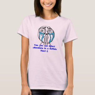 Sie können rollerskate in einer Büffelherde! T-Shirt