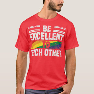 Sie können sich gegenseitig Coole Stolz Monat Spri T-Shirt