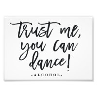 Sie können tanzen Bar signieren Wählen Sie Ihre Gr