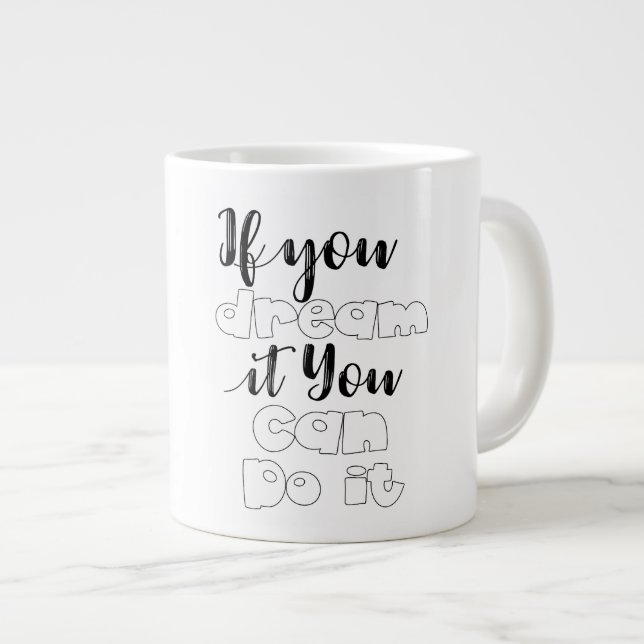 Sie können - Tasse (Vorderseite Rechts)