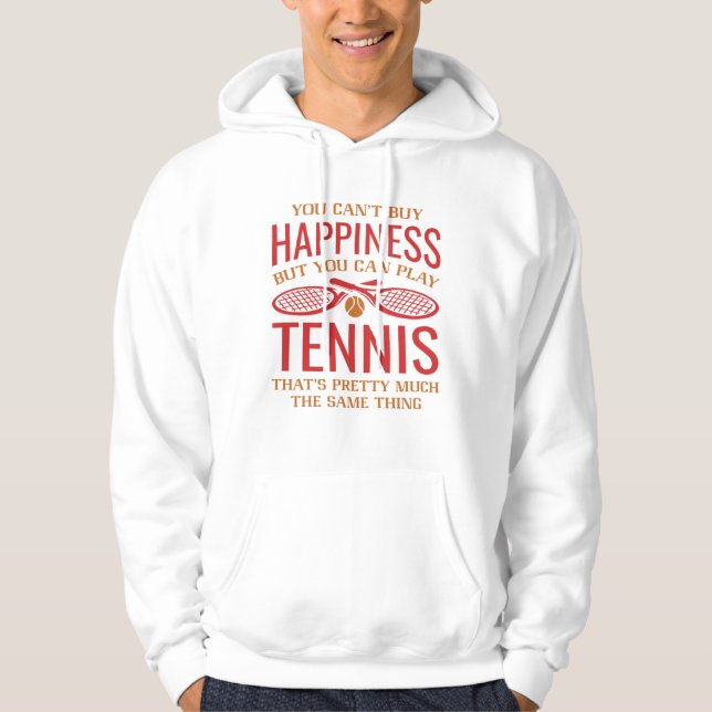 Sie können Tennis spielen Hoodie (Vorderseite)
