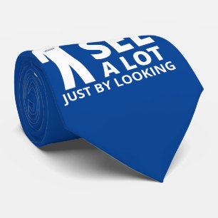 SIE KÖNNEN VIEL SEHEN, INDEM SIE lustige Sarkasti Krawatte