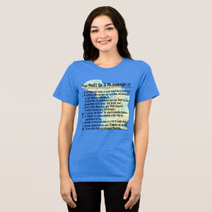 Sie könnten ein Michigander sein, wenn Tri-Blend Shirt