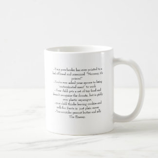 Sie konnten eine Nahrungsmittelallergie-Familie Kaffeetasse