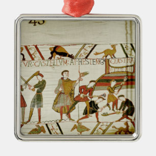 Sie konstruieren die Verstärkungen Silbernes Ornament