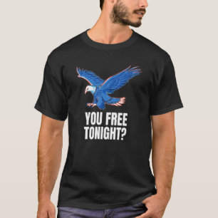 Sie kostenlos Heute Abend Patriotic American Bald  T-Shirt