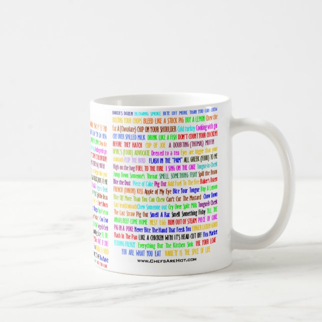 SIE KULINARISCHES IDIOM! TASSE (Rechts)