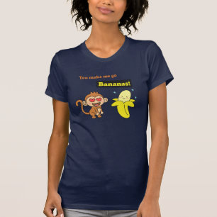 Sie lassen mich gehen Bananen, niedlicher T-Shirt