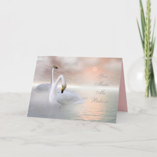 Sie lassen mich glauben, Valentine Feiertagskarte