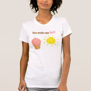 Sie lassen mich schmelzen, Eis und Sonne, Liebe Sp T-Shirt