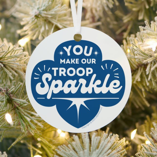 Sie lassen unsere Truppe glänzen Ornament Aus Metall (InSitu)