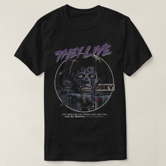 Sie leben DISTRESSEL1 T-Shirt (Design vorne)