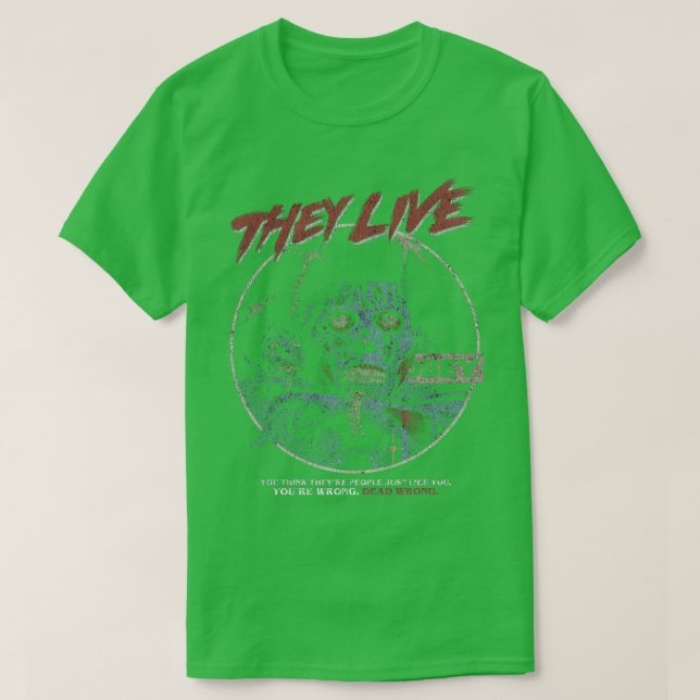 Sie leben DISTRESSEL T-Shirt (Design vorne)