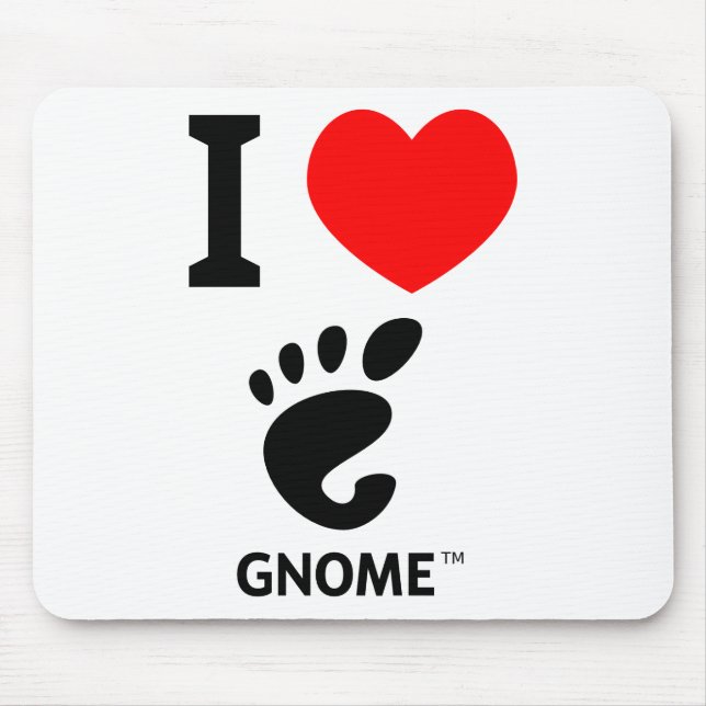 Sie Liebe Gnome? Zeigen Sie ihn! Mousepad (Vorne)