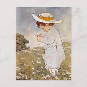 Sie Liebe mich, sie Liebe mich nicht. Postkarte